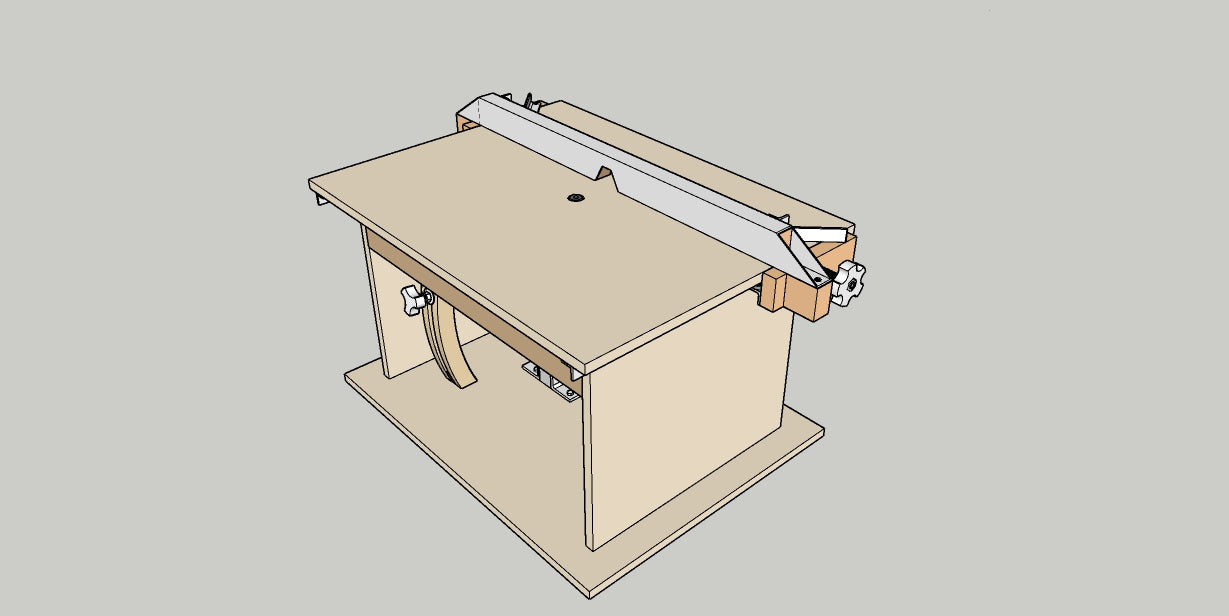 Projeto de Bancada para tupia invertida