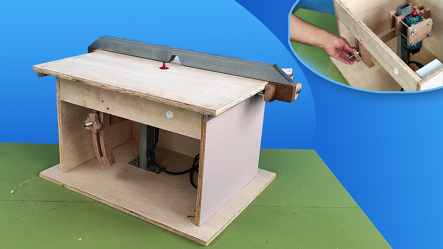 Projeto de Bancada para tupia invertida