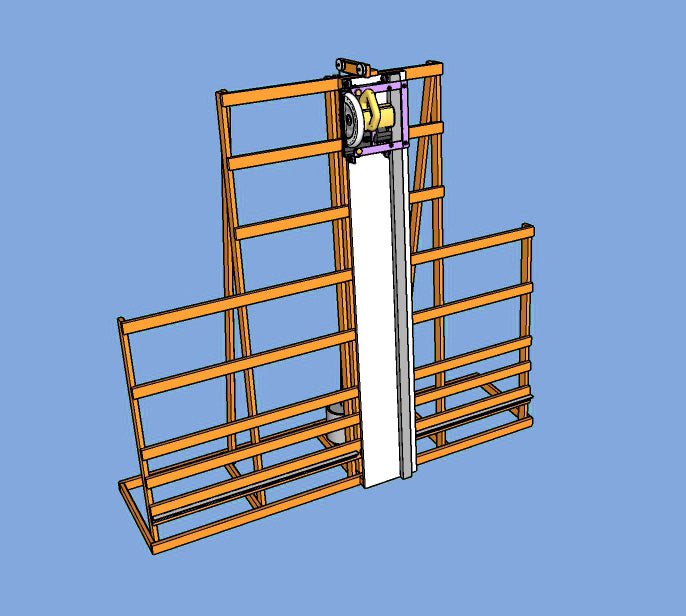 Projeto de guia para serra circular manual