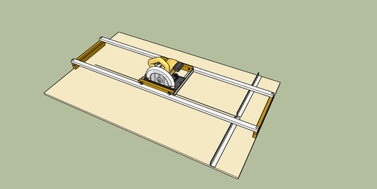 Projeto de guia para serra circular manual