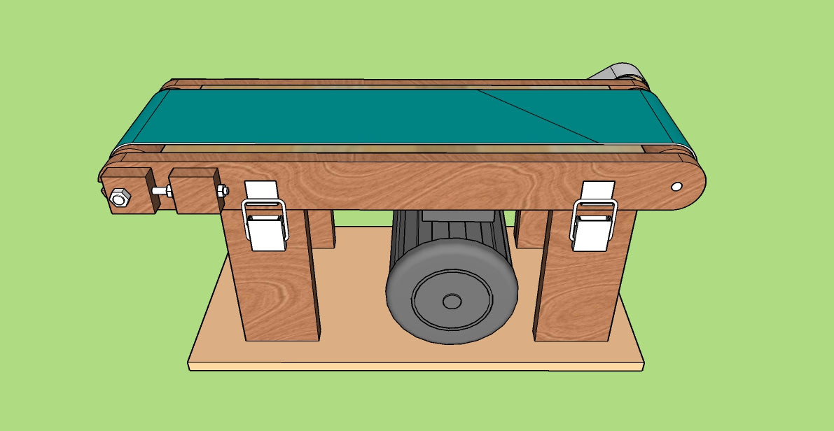 Projeto para lixadeira de cinta horizontal