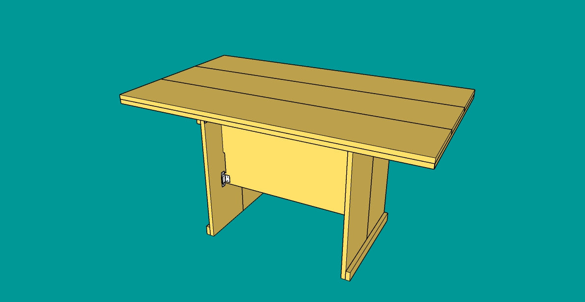 Projeto para mesa desmontável