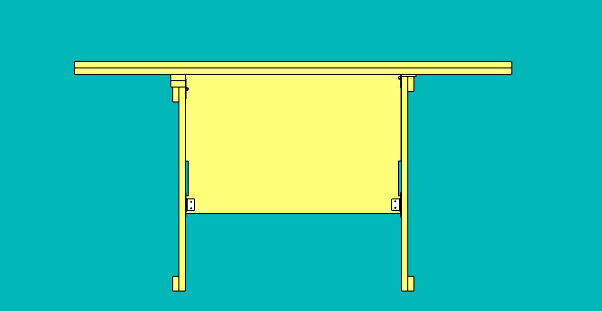 Projeto para mesa desmontável