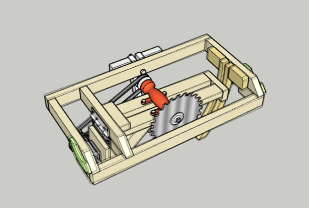 Projeto para serra de baixo custo
