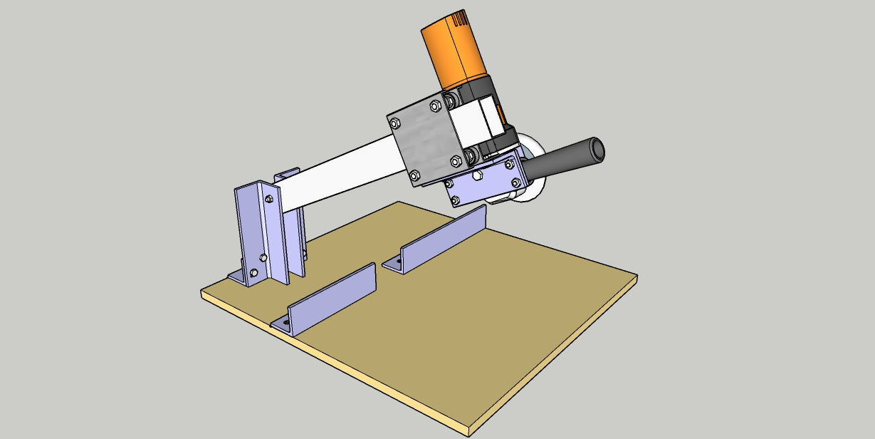 Projeto de suporte para esmerilhadeira
