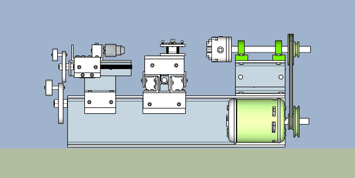 Projeto para torno mecânico sem solda